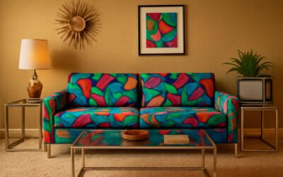 Retro Chic: 80s upholstery fabric trends that still wow