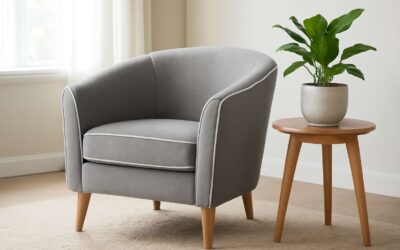 Learn how to reupholster tub chair for a fresh, chic look.
