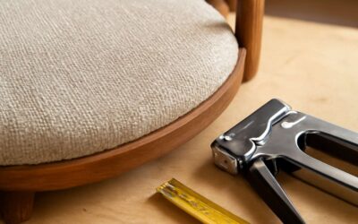 Quick DIY: how upholster a chair seat for a fresh, comfy look