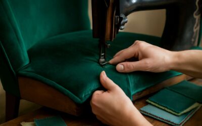 Transform Your Living Room: reupholster velvet chair for timeless luxury